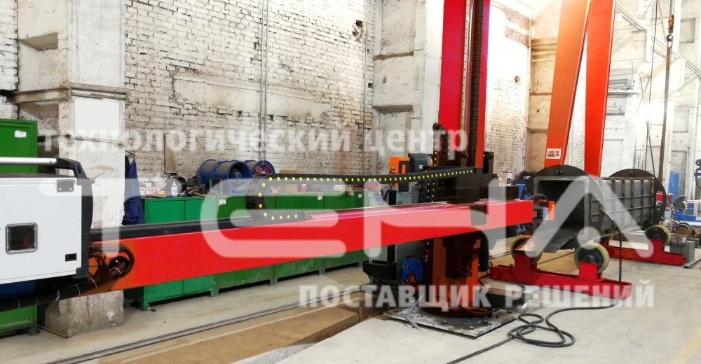 Установка для сварки продольных швов