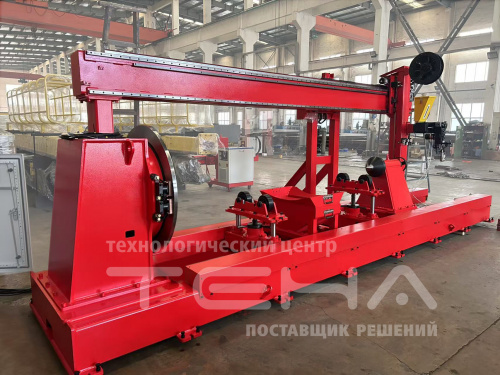 Установка автоматической сварки кольцевых швов и наплавки плавящимся электродом в защитном газе и под слоем флюса